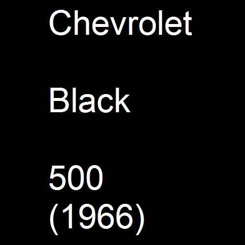 Chevrolet, Black, 500 (1966).